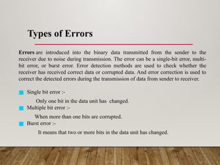 Comprehensive Overview of Data Link Layer in Computer Networks: Framing ...