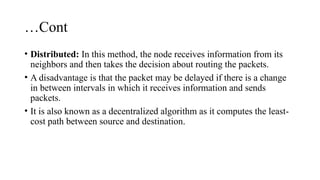 Comprehensive Overview of Network and Transport Layer Functions ...