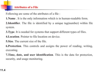 File Characteristics Unit-4-File-Syste-and-Directory-Management.ppt