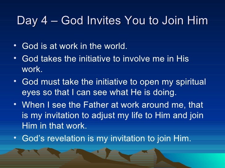 Unit 4 Love And God’S Invitation