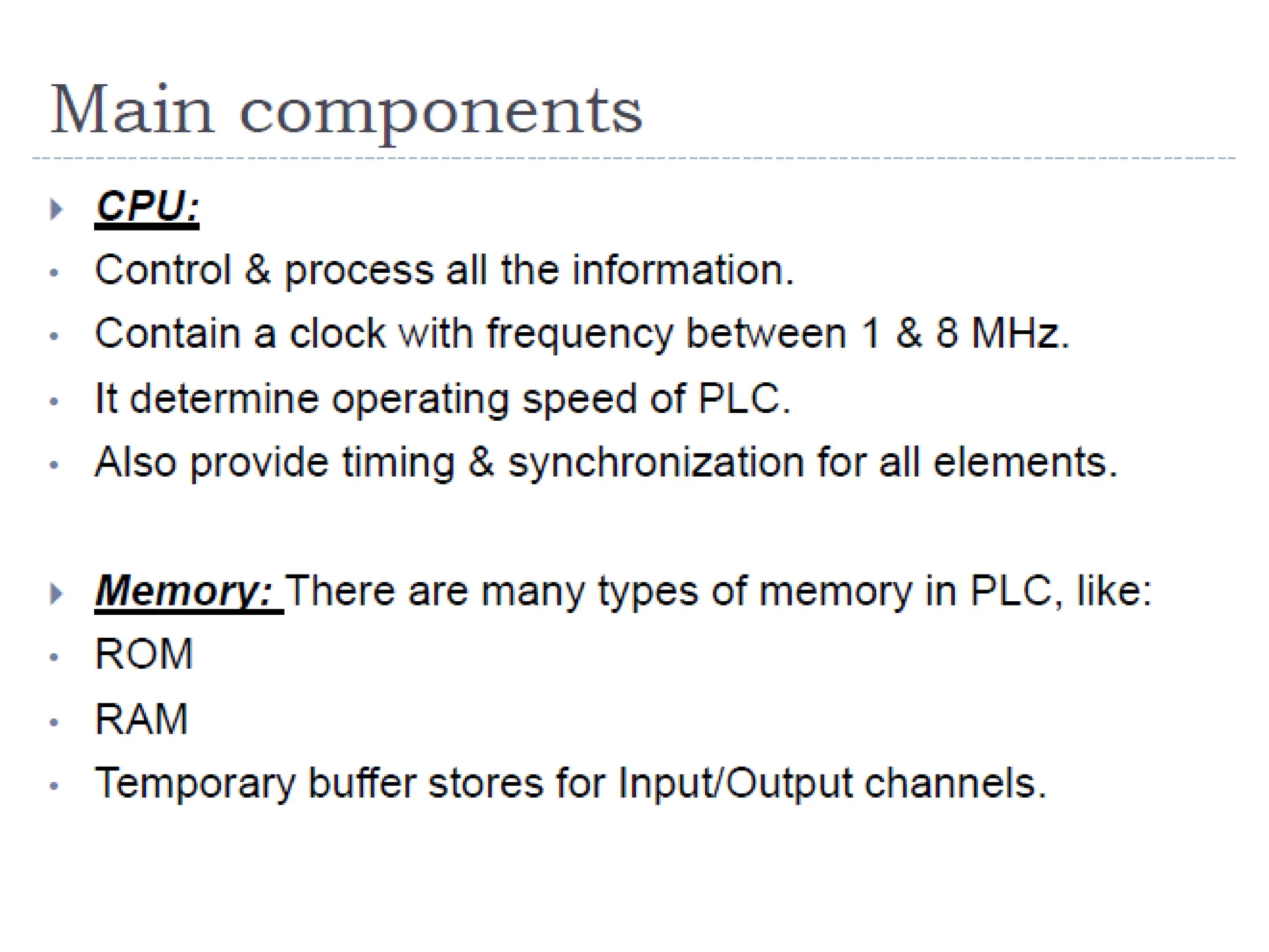 Mechatronics-PLCs, PLC - programming.ppt