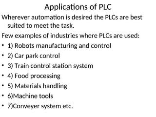 Mechatronics-PLCs, PLC - programming.ppt
