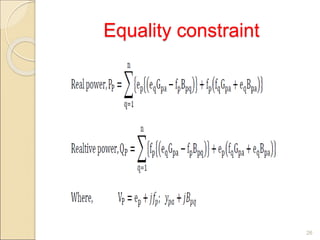 Equality constraint
26
 