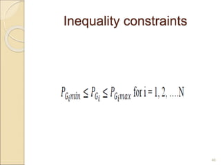 Inequality constraints
46
 