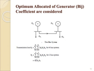 Optimum Allocated of Generator (Bij)
Coefficient are considered
52
 