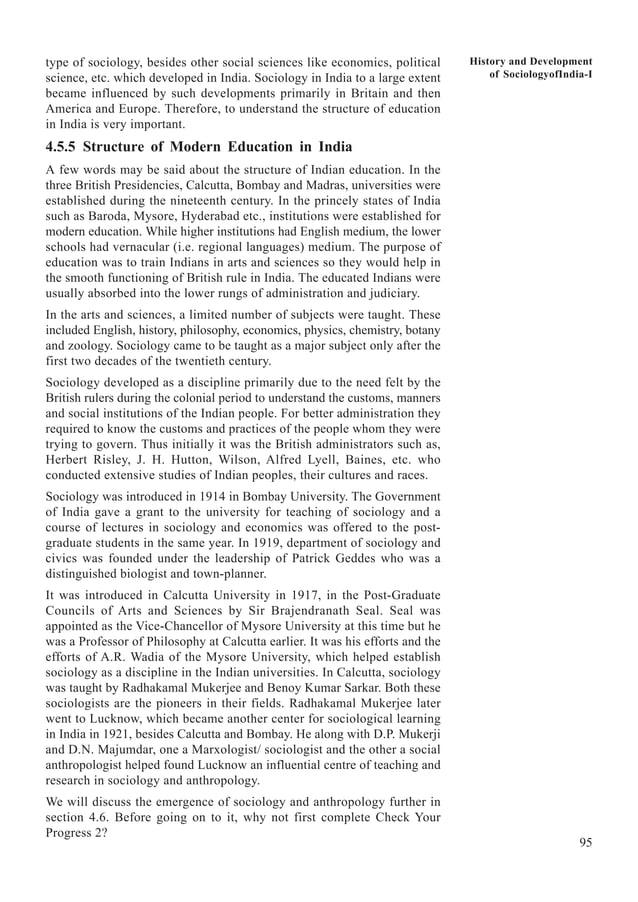 History and development of sociology in india pdf free download
