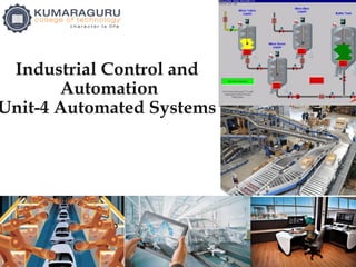 Industrial Control and
Automation
Unit-4 Automated Systems
 