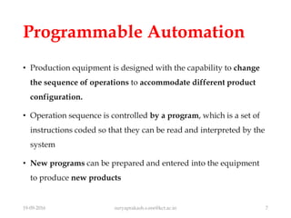 Unit 4 Automated system | PDF