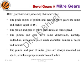 Unit 4 bevel gears | PDF
