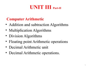 Comprehensive Guide to Computer Arithmetic: Algorithms and Hardware ...
