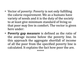 Normal Poor Unit 4 d) Poverty in India | PPTX