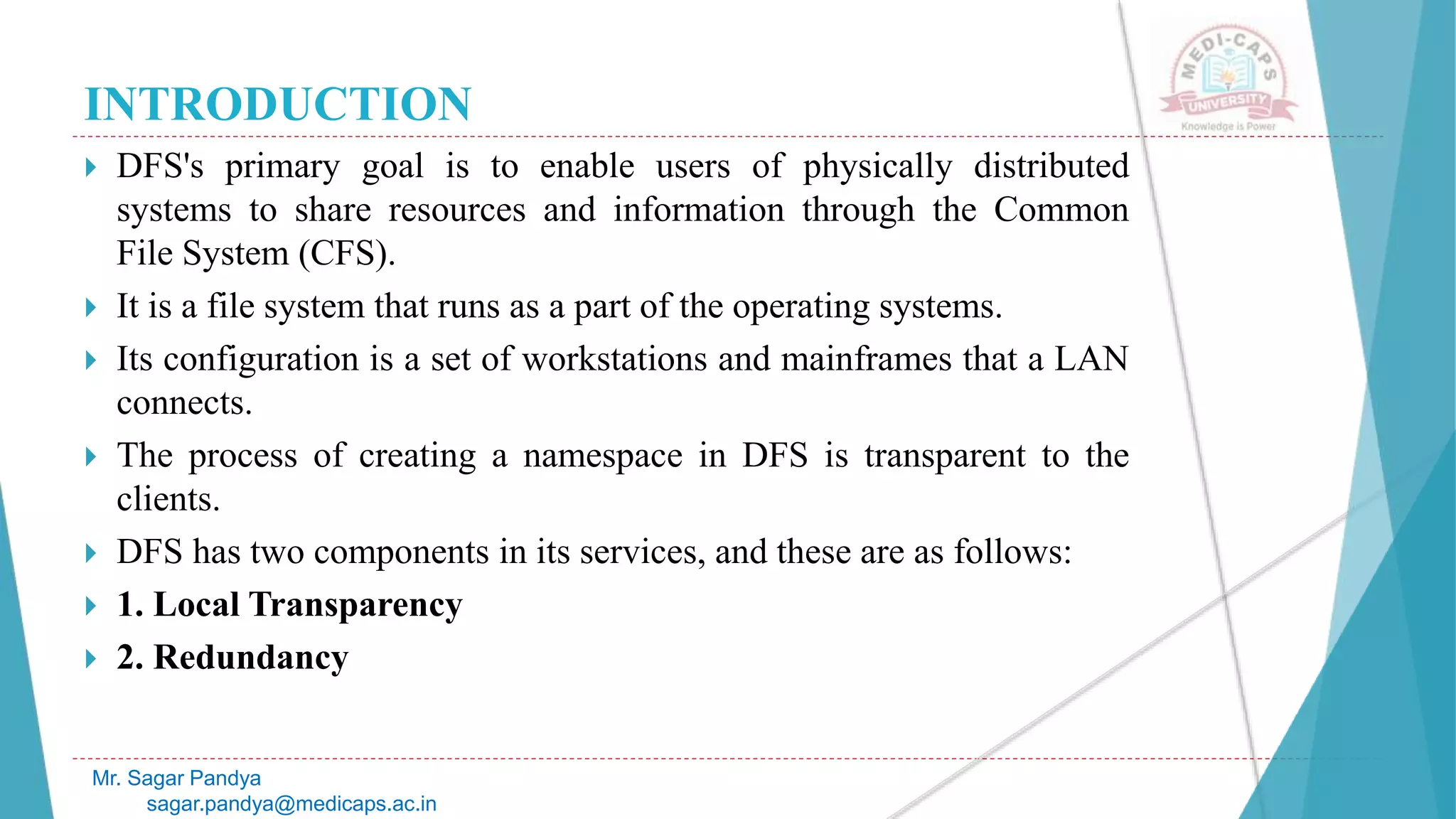 Distributed File Systems | PPTX