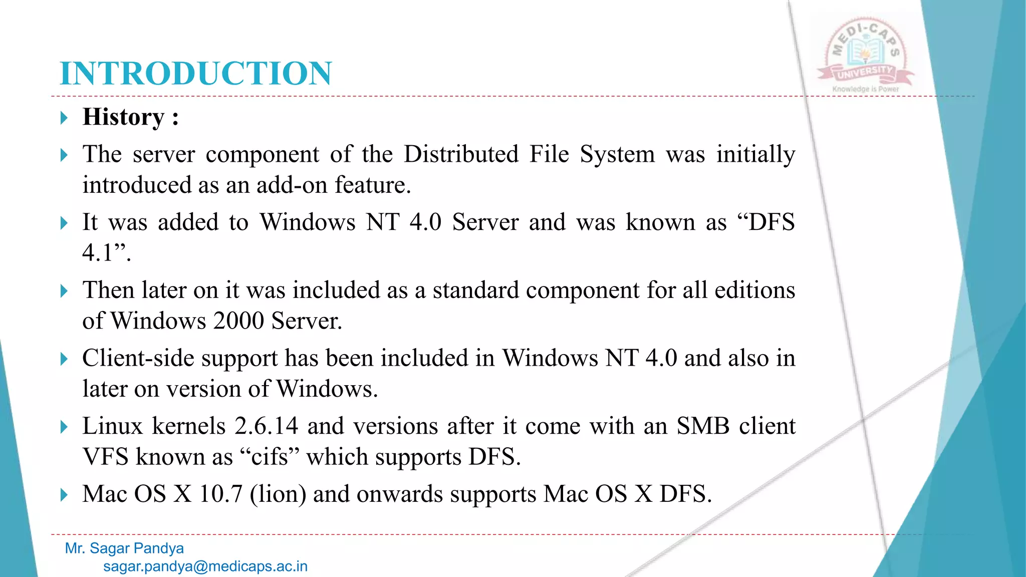 Distributed File Systems | PPTX