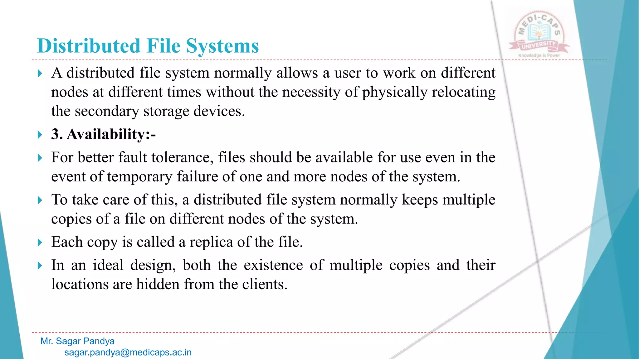 Distributed File Systems | PPTX