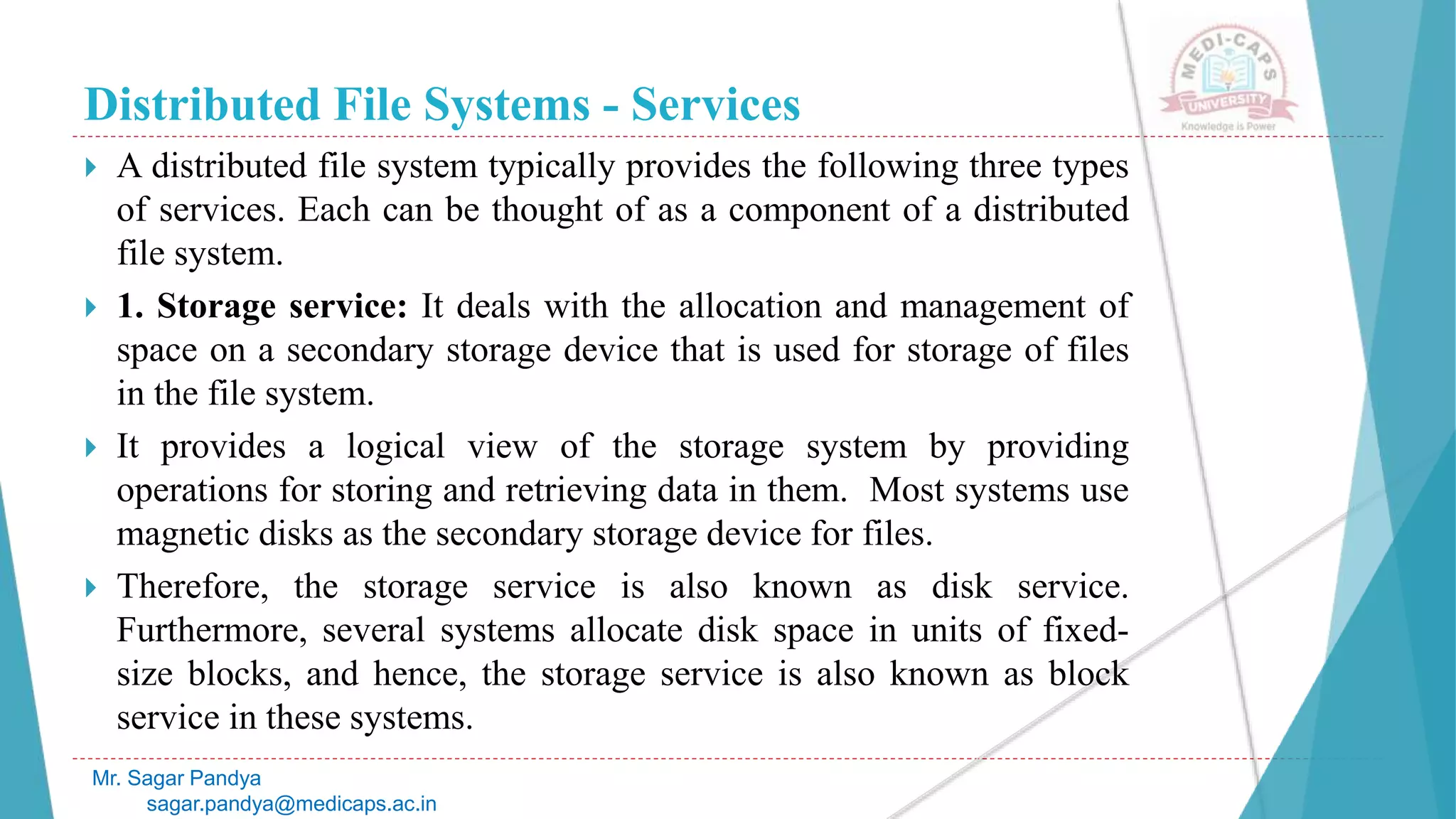 Distributed File Systems | PPTX