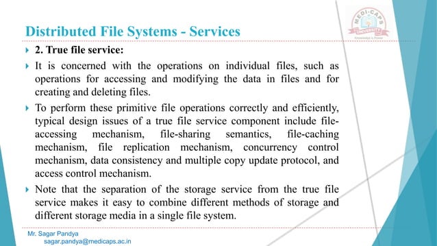 Distributed File Systems | PPTX