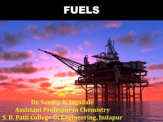 By
Dr. Sandip K. Jagadale
Assistant Professor in Chemistry
S. B. Patil College Of Engineering, Indapur
 