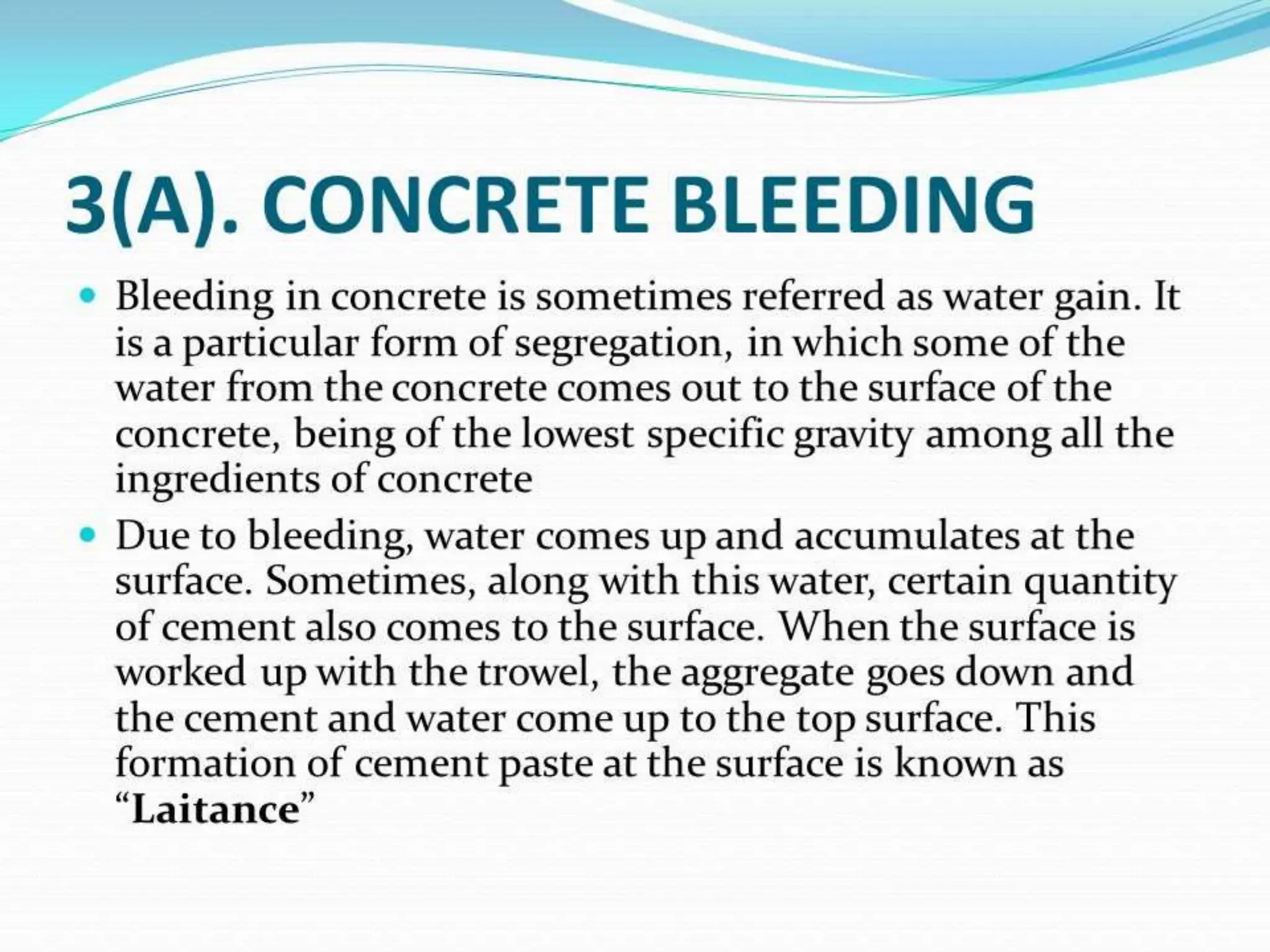 Water / Cement ratio – Abram’s Law – Gel/space ratio – Gain of strength ...