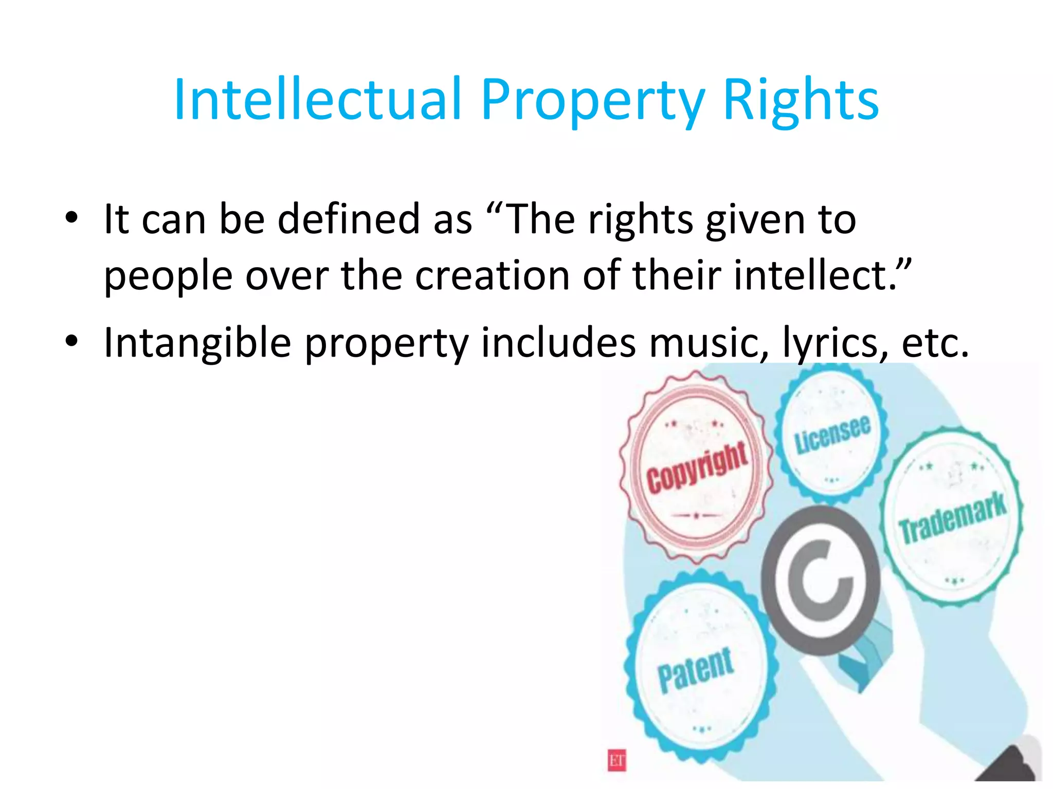Intellectual property rights | PPT