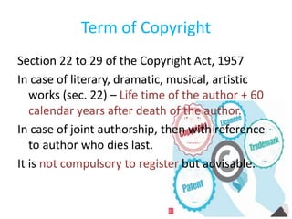 Intellectual property rights | PPTX