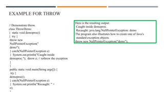 Unit-4 Java ppt for BCA Students Madras Univ | PPTX