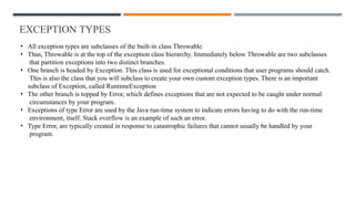 Unit-4 Java ppt for BCA Students Madras Univ | PPT