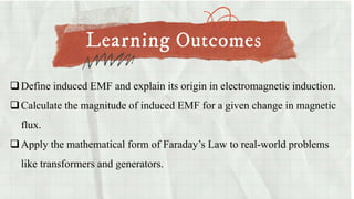 Induced Electromotive Force: Integral and Differential Forms of Faraday ...
