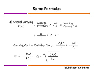 Callable Inventory Formula Inventory Planning & Control | PDF