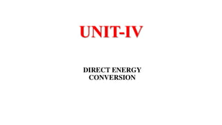 UNIT-IV
 