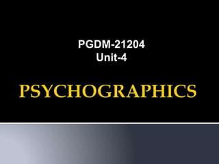 PGDM-21204
Unit-4
 