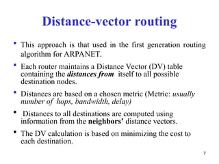 unit-4 Routing Algorithms in computer networks | PPT