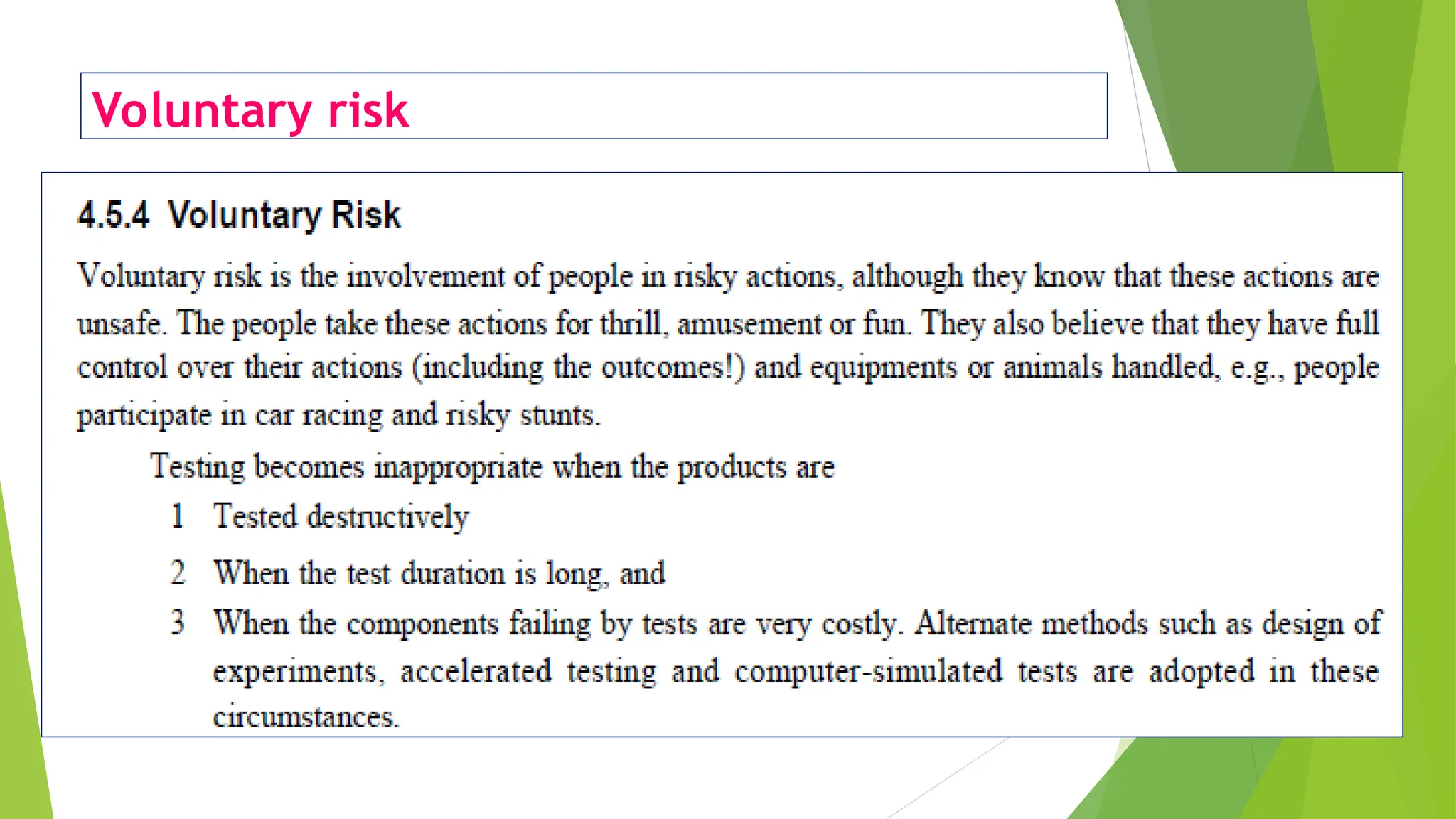 Professional ethics unit-4 Safety and Risk | PPT