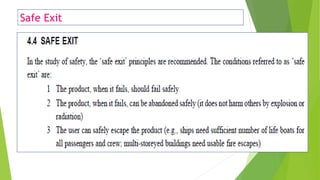 Safe Exit Abstract Professional ethics unit-4 Safety and Risk | PPT