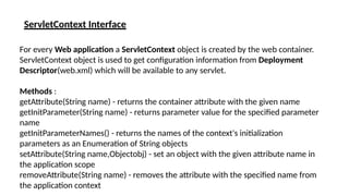 Unit-4 Servlets WEB TECHNOLOGIES NOTES. | PPTX