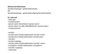 Unit-4 Servlets WEB TECHNOLOGIES NOTES. | PPTX