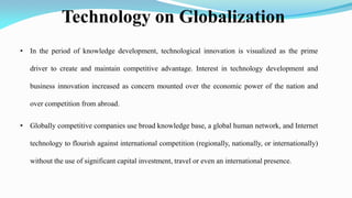 role of technology in globalization essay