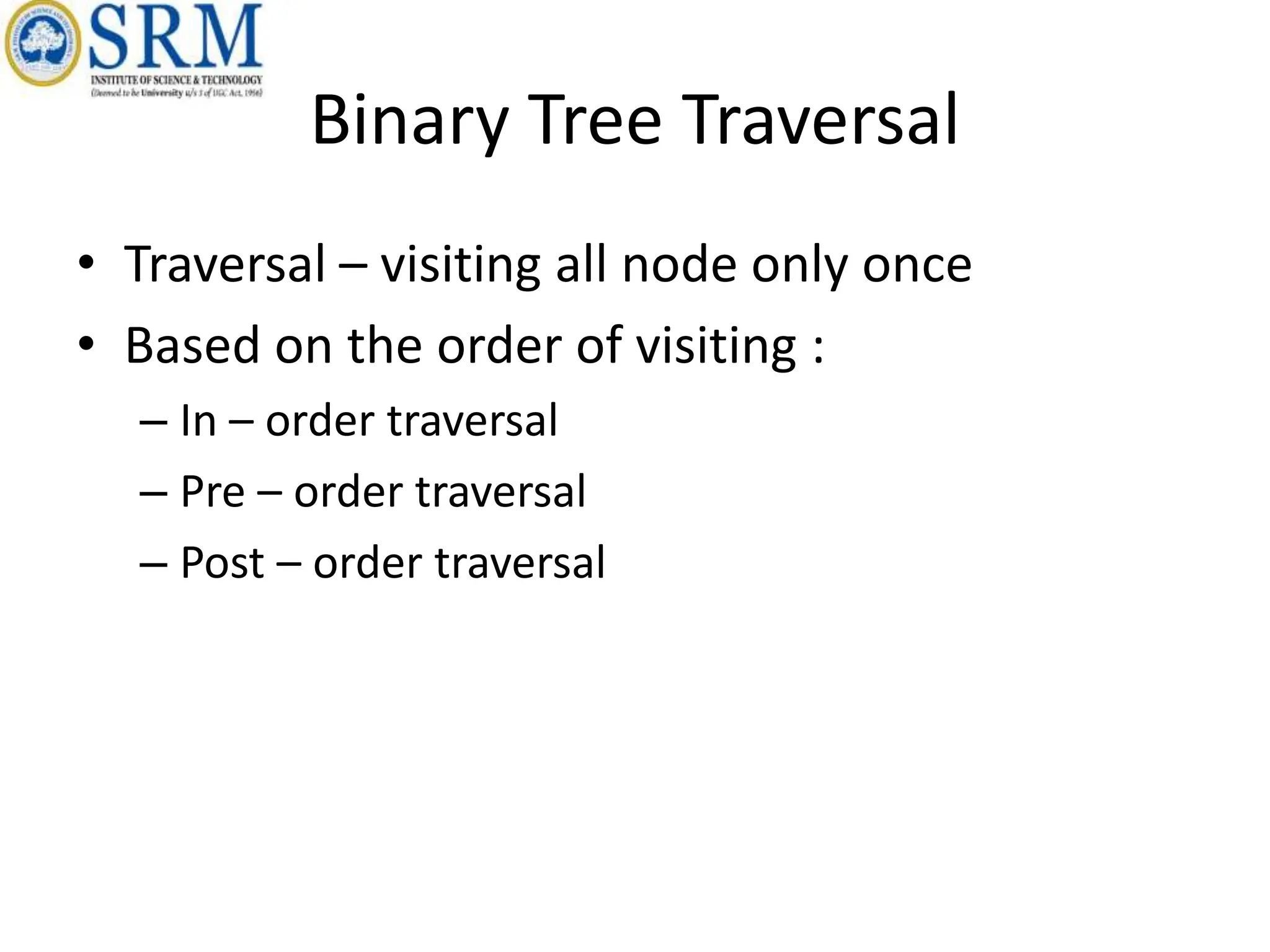 unit 4 for trees data structure notes it is | PPTX