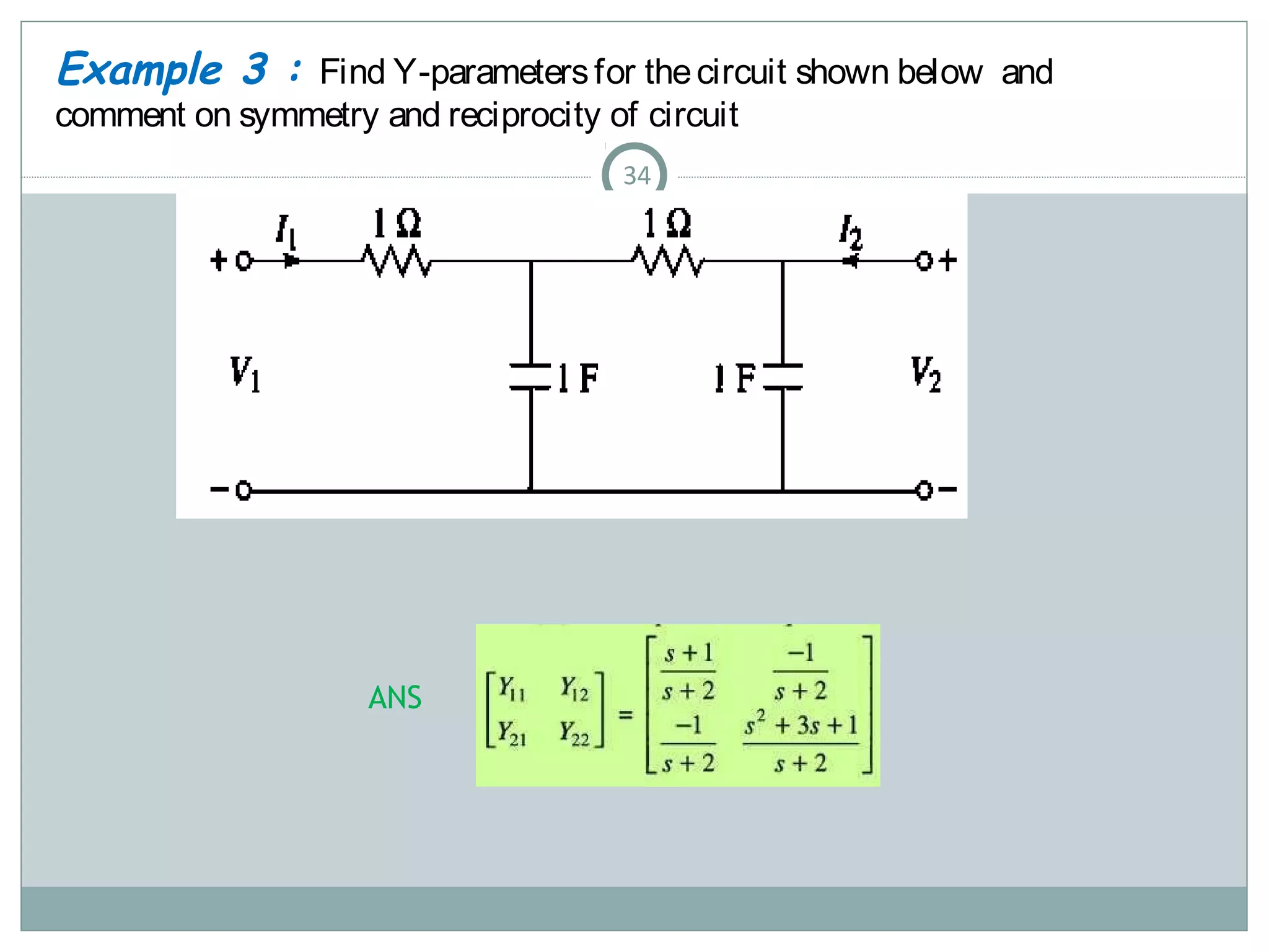 Unit 4 twoportnetwork | PPT