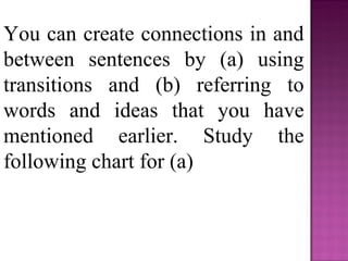 Sentence Coherence Unity Exam unity&coherence | PPT