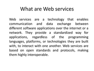 unit -4 spring web services like SOA Arch | PPTX