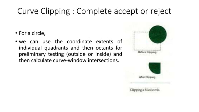 Computer Graphics - Windowing and Clipping | PPTX