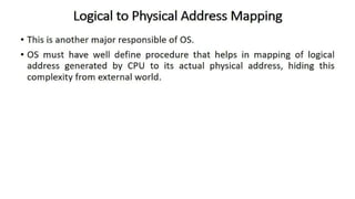 OS Unit 5 - Memory Management