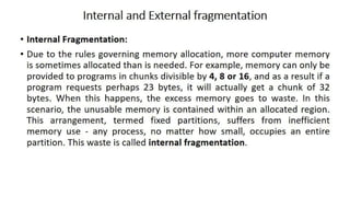 OS Unit 5 - Memory Management