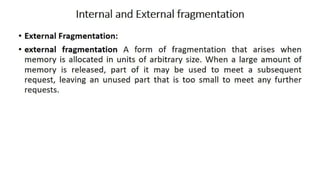 OS Unit 5 - Memory Management