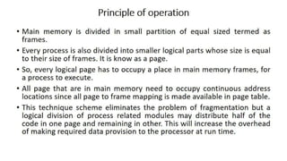 OS Unit 5 - Memory Management