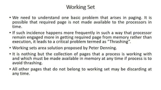 OS Unit 5 - Memory Management