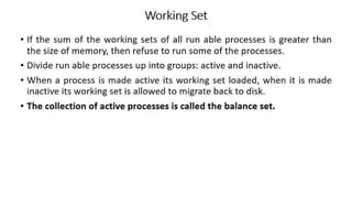 OS Unit 5 - Memory Management