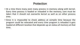 OS Unit 5 - Memory Management