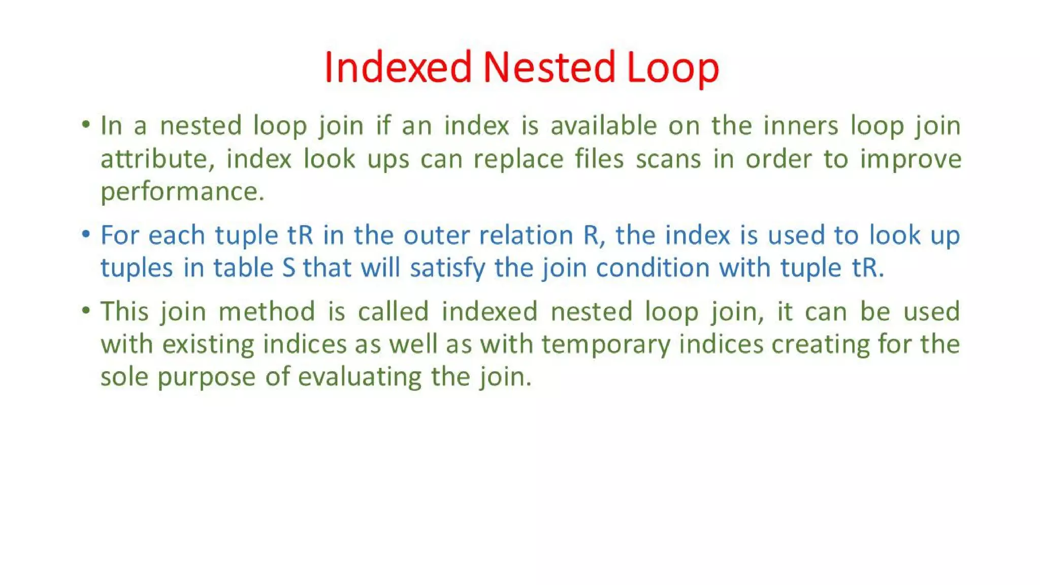 DBMS Unit - 5 - Query processing and optimization | PPT