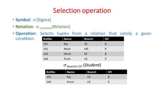 DBMS Unit - 5 - Query processing and optimization | PPT